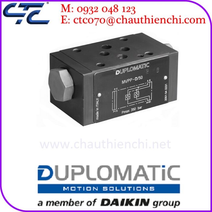 Van Duplomatic thiết bị chất lượng